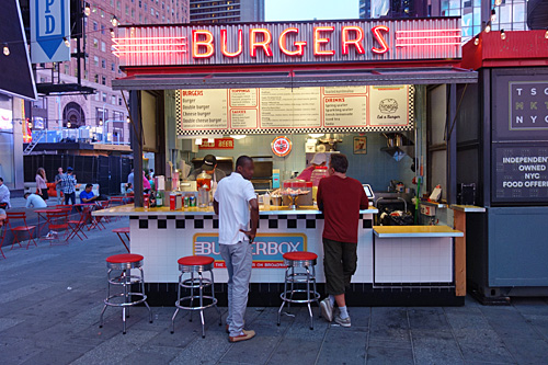Burger Box, Times Square, NYC