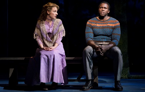 Jessie Mueller and Joshua Henry in CAROUSEL, Broadway, NYC, 2018