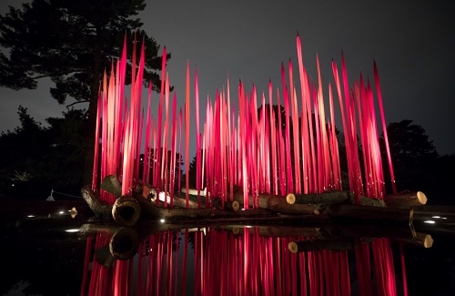 Garden Exhibition by Artist Dale Chihuly at NY Botanical Garden