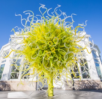 Garden Exhibition by Artist Dale Chihuly at NY Botanical Garden