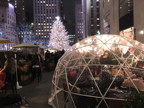 City Winery holiday pop-up at Rockefeller Center, NYC