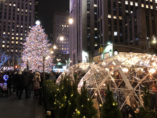 City Winery holiday pop-up at Rockefeller Center, NYC