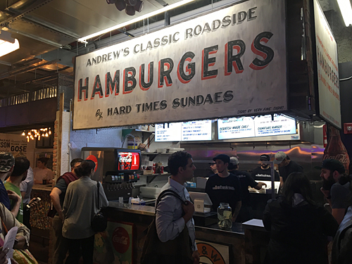 Dekalb Market Mall, Downtown Brooklyn, NYC, Andrew's Classic Roadside Burgers