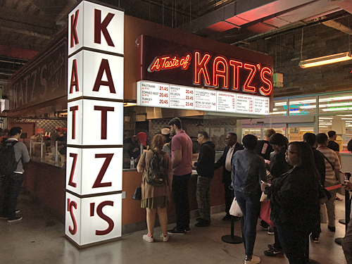 Katz's Deli at Dekalb Market Hall, Brooklyn, NYC
