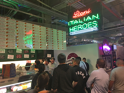 Dekalb Market Mall, Downtown Brooklyn, NYC, Lioni Italian Heroes