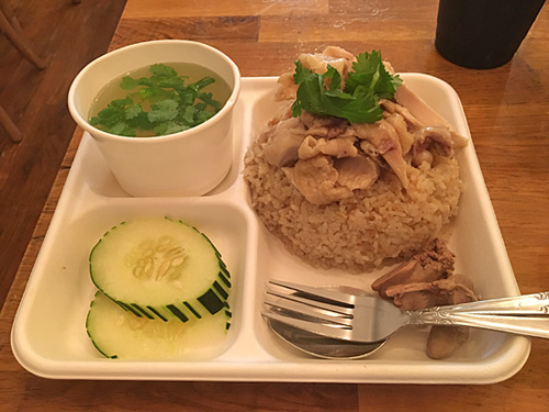 Hainan Chicken at Eat's Khao Man Gai in East Village, NYC