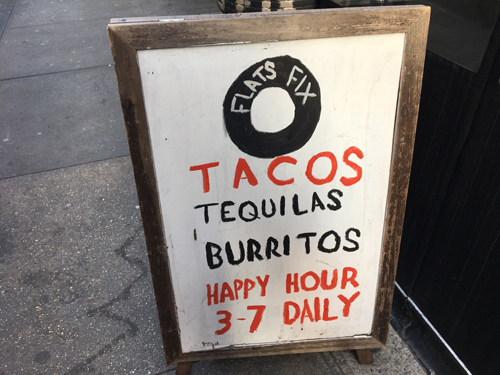 Flats Fix Taco & Tequila Bar, Union Square, NYC