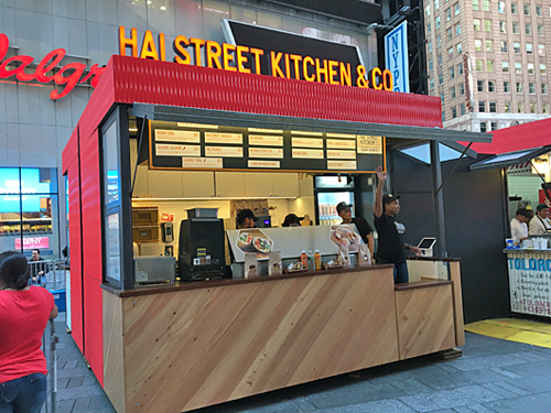 Hai Street Kitchen, Sushi Burritos, Times Square, NYC 