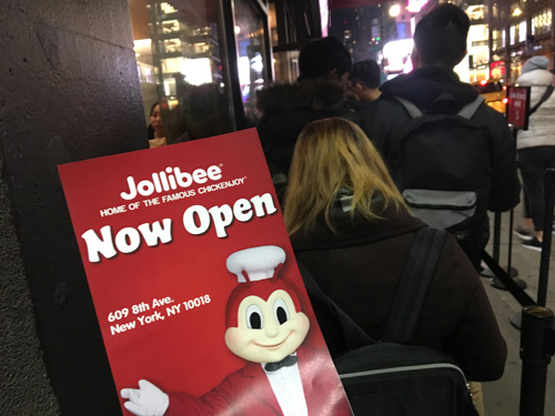 Jollibee, Filipino, Fried Chicken, Spaghetti, Times Square, NYC