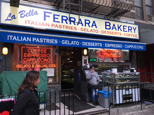 La Bella Ferrara Bakery, Little Italy, NYC