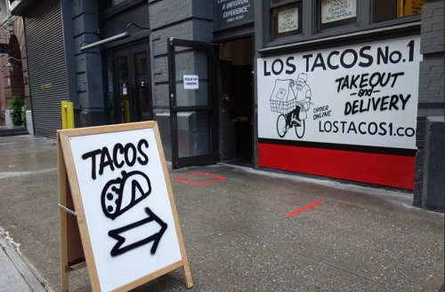 Los Tacos No. 1 Reopens at Chelsea Market amid pandemic