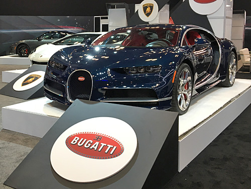 New York International Auto Show, 2017, NYC Bugatti Chiron