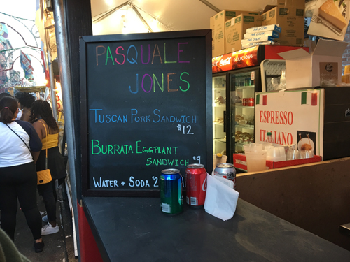 Pasquale Jones, Porketta Sandwich, Little Italy, NYC