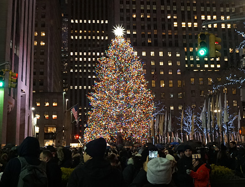 Rockefeller Center Christmas Tree, NYC, 2018