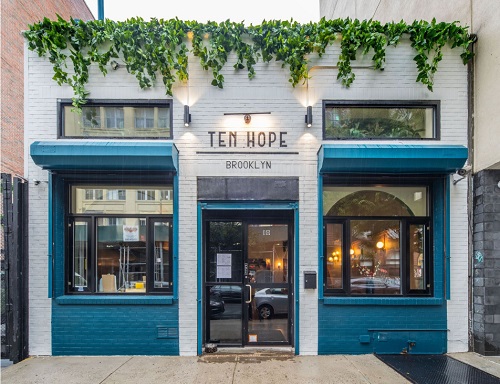Ten Hope Restaurant, Williamsburg, Brooklyn, NYC