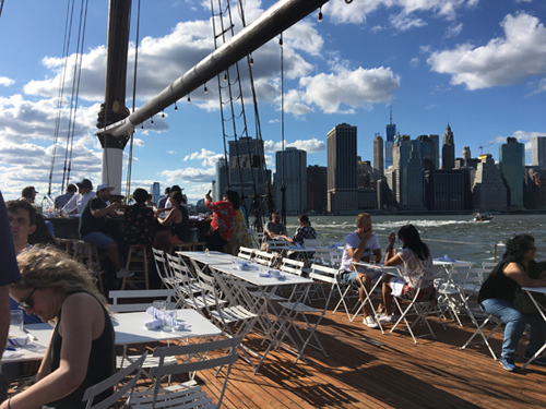 Pilot, Schooner, Restaurant and Bar, Pier 6, Brooklyn Bridge Park, NYC