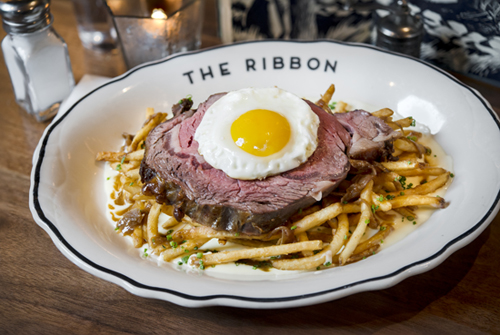 The Ribbon, Restaurant, Bromberg Brothers, Times Square, NYC