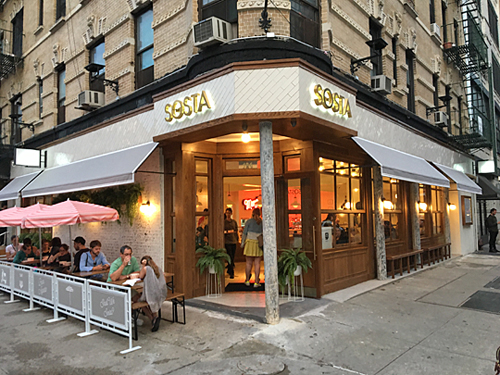 The Sosta, Italian restaurant, Mott Street, Little Italy, NYC 