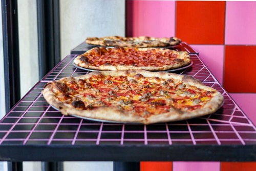 Upside Pizza, Garment District, NYC