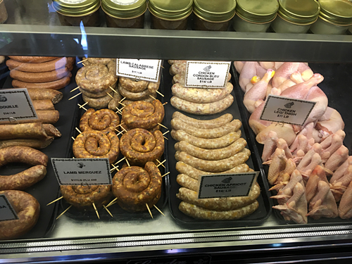 White Gold Butchers, April Bloomfield, Uppwer West Side, NYC, sausages