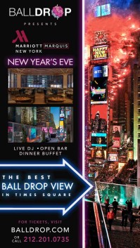 THE MARRIOTT MARQUIS TIMES SQUARE NEW YEARS EVE