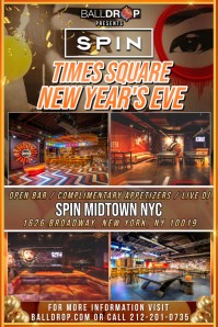 SPIN NY TIMES SQUARE NEW YEAR'S EVE