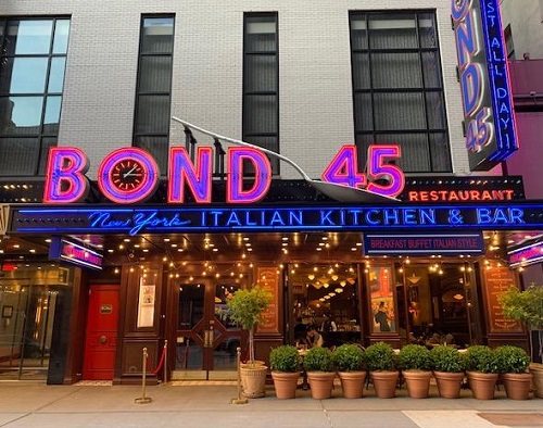 Bond 45 reopens in the Theater District