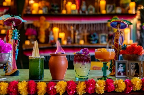 The Garret Coctelería, Day of the Dead, Pop-up, NYC