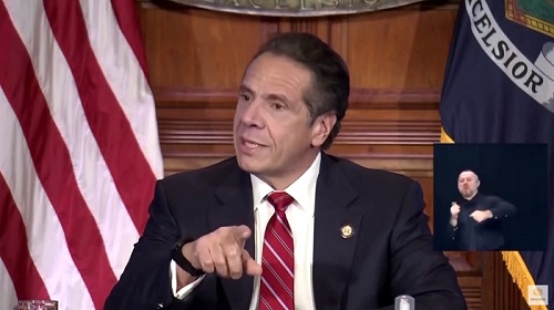 NY Gov Cuomo: Closing Indoor dining as of Monday 