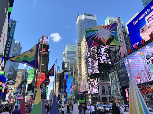Flag Exhibit, Times Square, NYC