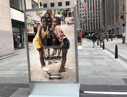 Jamel Shabazz NYC Street & Subway photos, Rockefeller Center