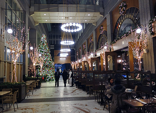 Decking the halls at La Grande Boucherie in NYC