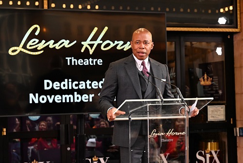 Lena Horne Theatre, Broadway, Mayor Adams