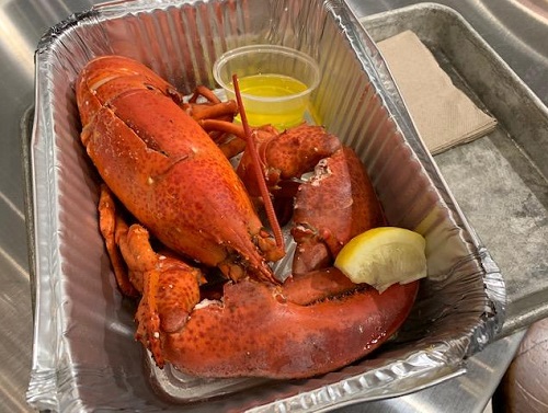 Lobster dinner at Chelsea Market