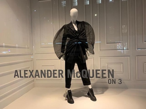 Spring Fashions 2021, NYC Fifth Ave, Alexander McQueen