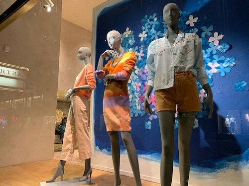 Spring Fashions 2021, NYC Fifth Ave, Antropologie