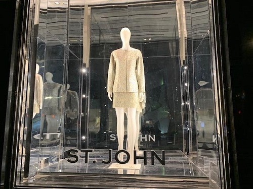 Spring Fashions 2021, NYC Fifth Ave, St. John