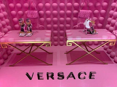 Spring Fashions 2021, NYC Fifth Ave, Versace