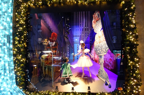 The Holiday Windows at Saks Fifth Avenue in NYC 2020