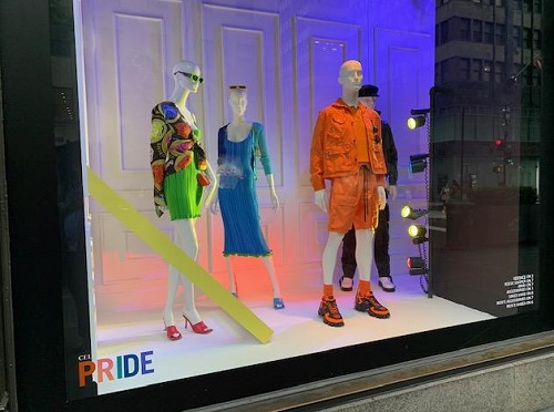 Pride Window at Saks Fifth Avenue, NYC
