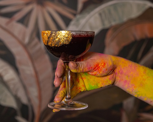 Sona, Holi, Celebration of Color, Cocktail