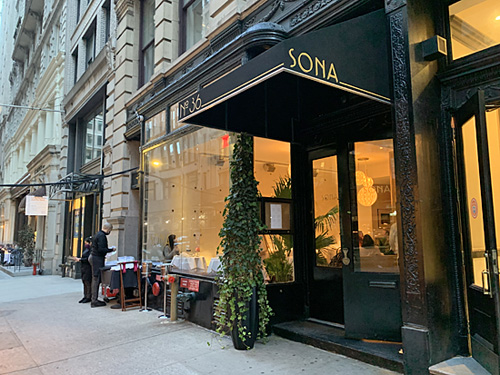 Sona, Indian Restaurant, Opens in Flatiron