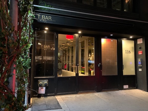 T Bar Opens a Splashy New Location on the Upper East Side
