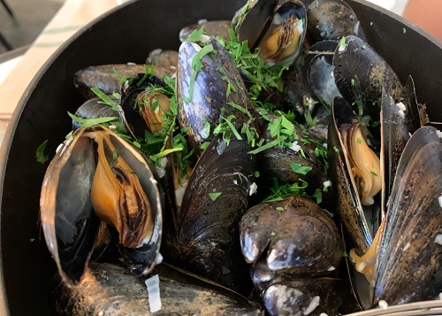 T Brasserie, The Tin Building, Mussels