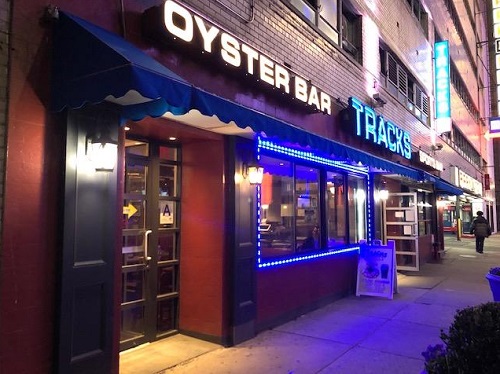 Tracks Oyster Bar near Penn Station in NYC 