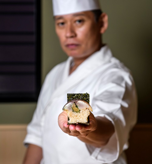 Yoshino, Sushi, NYC, Mackerel Prepared