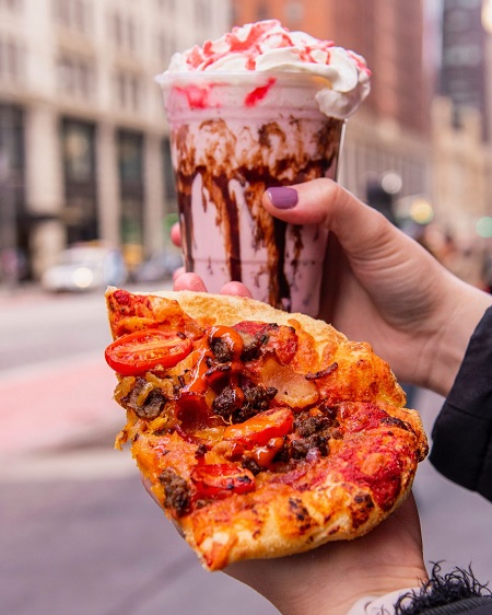 Pizza & Shakes, NYC