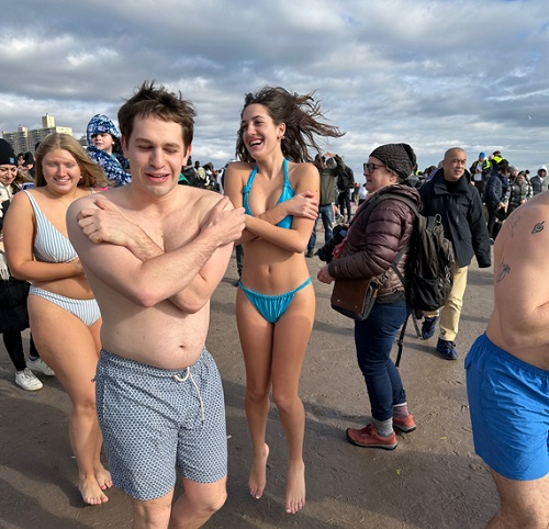 Scenes From This Year's Coney Island Polar Bear Plunge