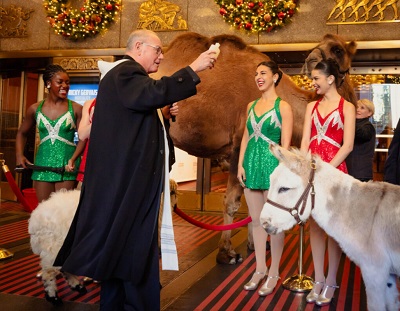 Cardinal Dolan Blesses the Animals in the 2024 Christmas Spectacular